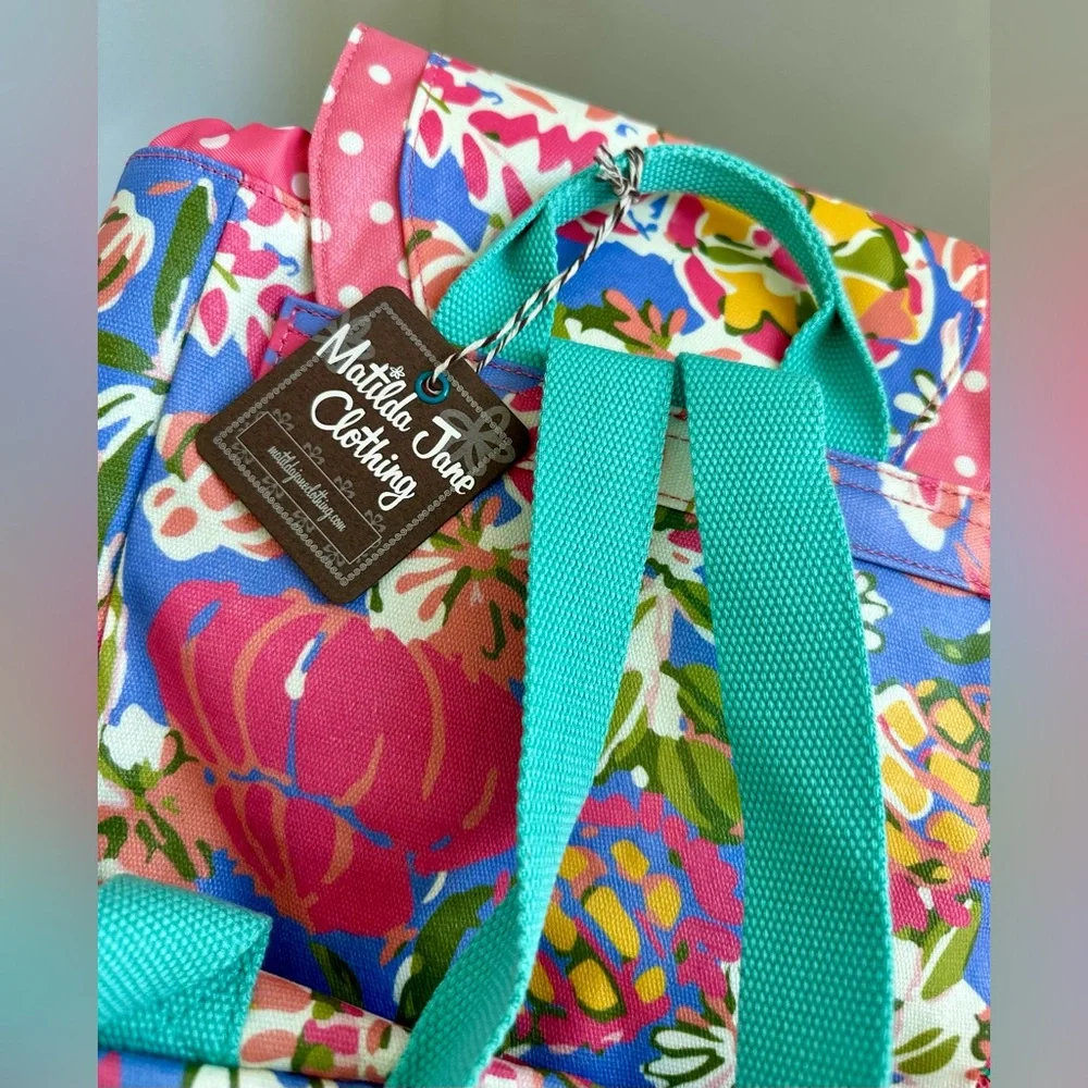 New! Matilda Jane Beach Day Swim Floral Kids Backpack